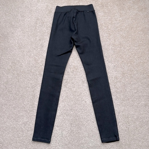 NWT Citizens of Humanity Greyson Mid Rise Black Suedette Leggings Size 26 - Picture 5 of 9